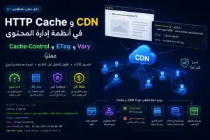 HTTP Cache وCDN في أنظمة إدارة المحتوى: Cache-Control وETag وVary عمليًا