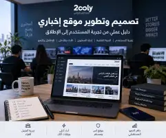تصميم وتطوير موقع إخباري عربي من تجربة المستخدم إلى الإطلاق