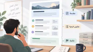 كيفية هيكلة المقال: من المقدمة إلى العناوين الفرعية والخاتمة
