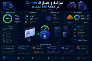 مراقبة واختبار الـ Cache في أنظمة إدارة المحتوى: من HIT Ratio إلى Load Testing