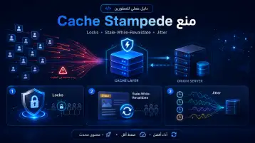 منع Cache Stampede في أنظمة إدارة المحتوى: Locks وStale-While-Revalidate وJitter