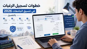 خطوات تسجيل الرغبات في تنسيق الجامعات 2026 بالتفصيل