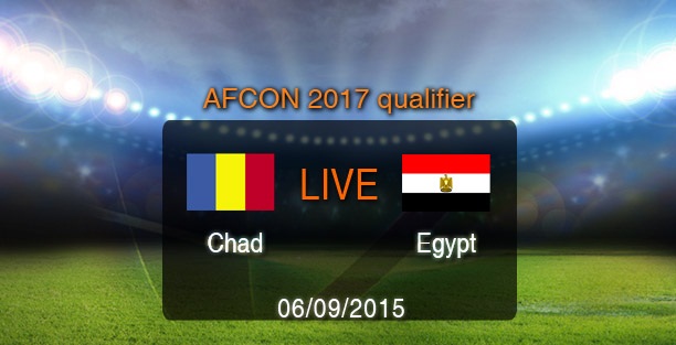 مشاهدة مباراة مصر وتشاد اليوم 6-9-2015